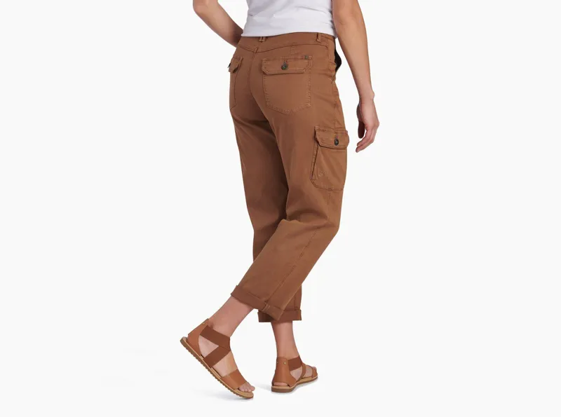 Kuhl Kultivatr Kargo Crop Women's Trouser in Tuscan Sun-2