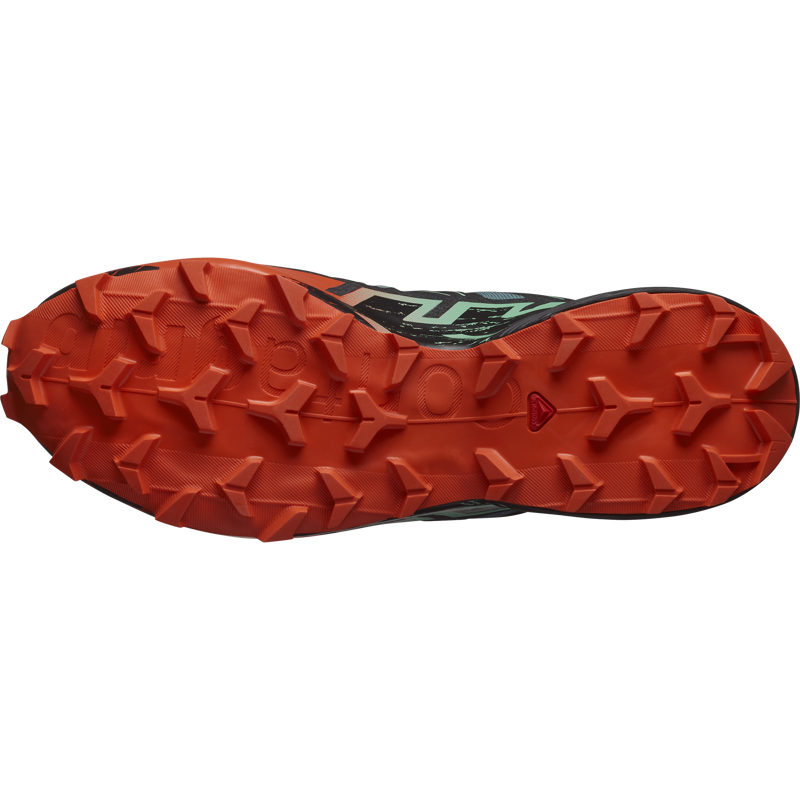 Salomon Speedcross 6 GTX Men's Trail Running Shoe in North Atlantic/Black/Cherry Tomato-2