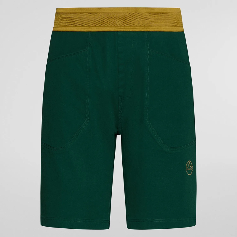 La Sportiva Flatanger Men's Climbing Short in Jungle/Savana