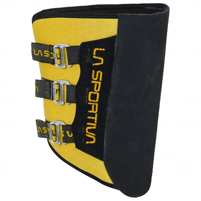 La Sportiva Laspo Knee Pad in Black/Yellow 