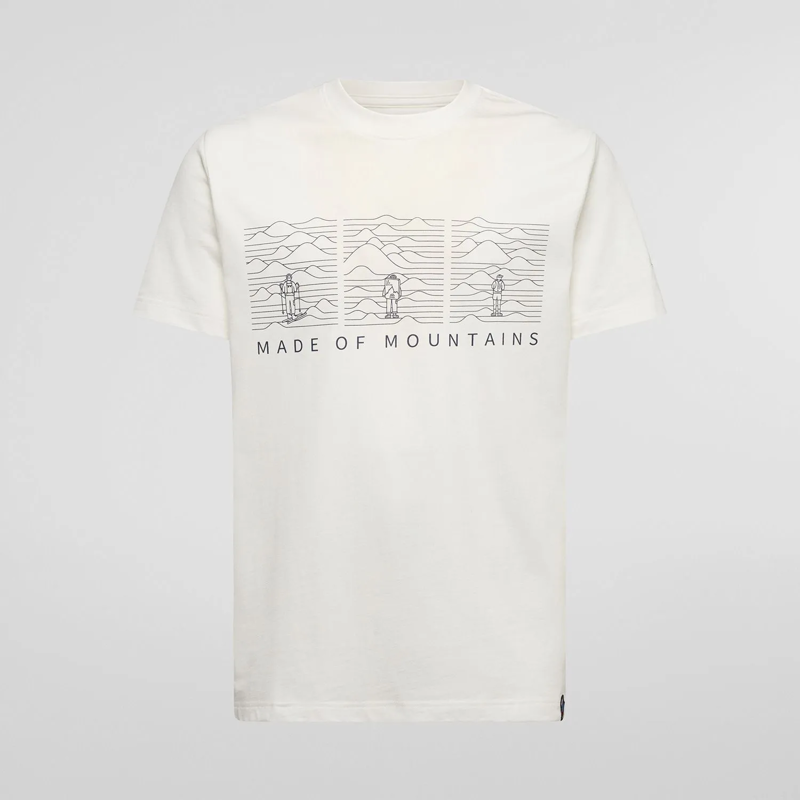 La Sportiva Made Of Mountain Men's T-shirt in Chalk/Night Sky