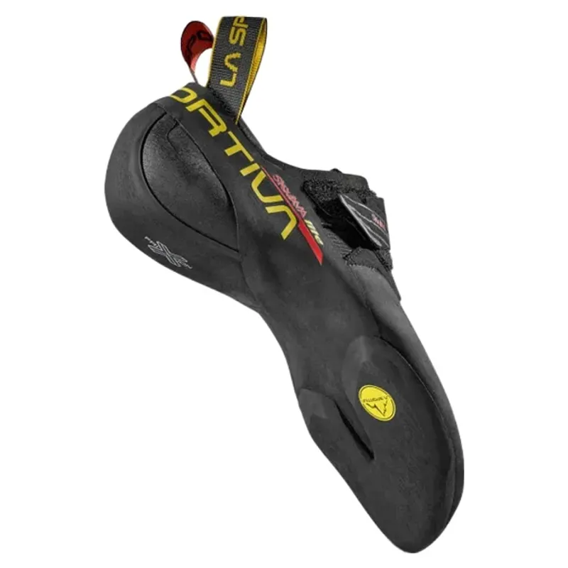 La Sportiva Skwama Lite Men's Climbing Shoe in Black/Yellow-4