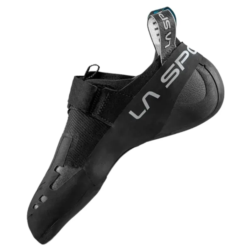La Sportiva Skwama Lite Women's Climbing Shoe in Black/Malibu Blue-3