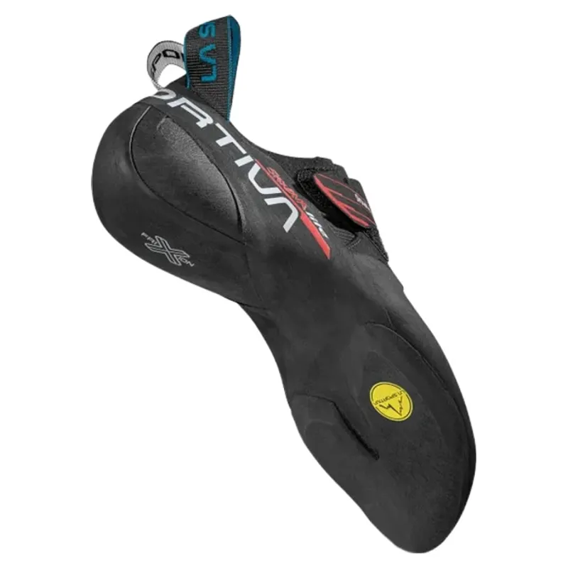 La Sportiva Skwama Lite Women's Climbing Shoe in Black/Malibu Blue-4