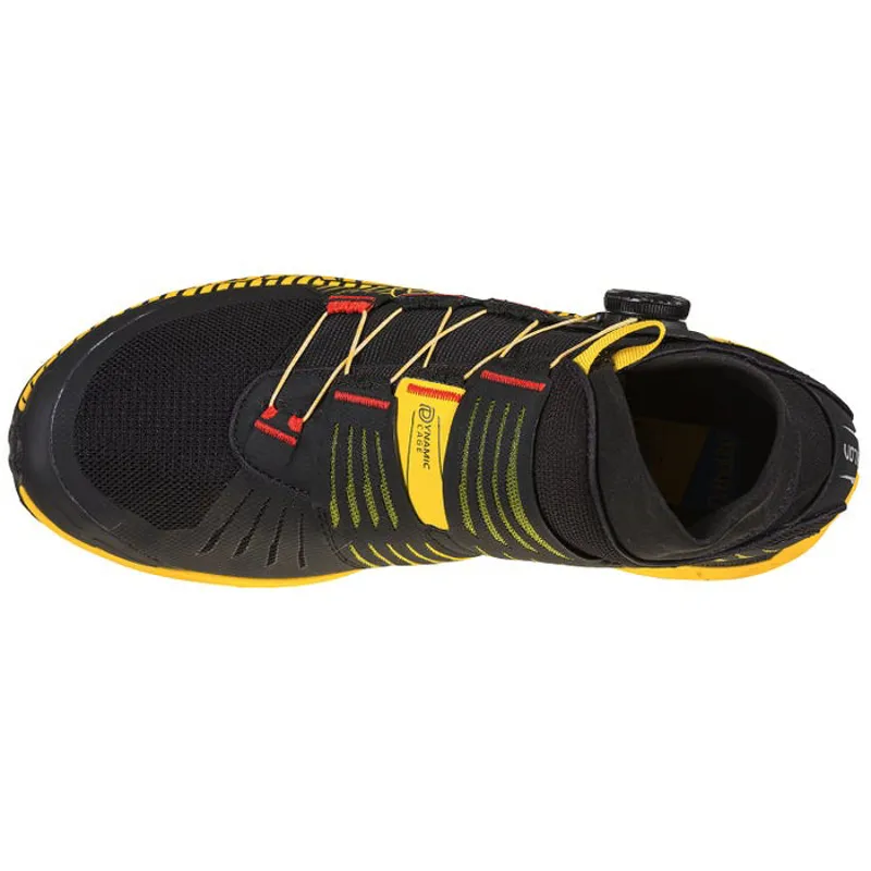 La Sportiva Cyklon Men's Fell/Trail Running Shoe in Black/Yellow-2
