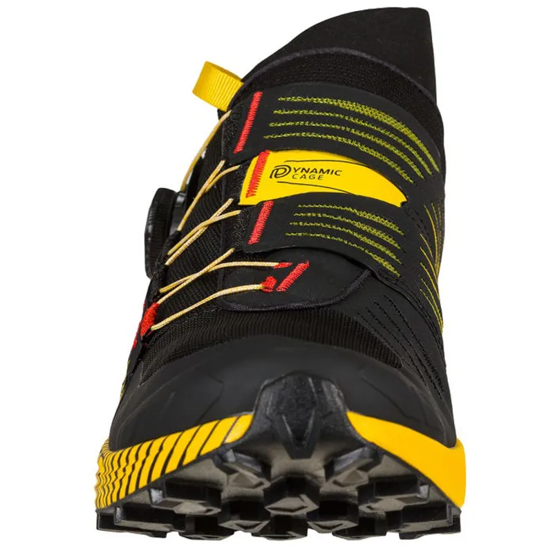 La Sportiva Cyklon Men's Fell/Trail Running Shoe in Black/Yellow-3