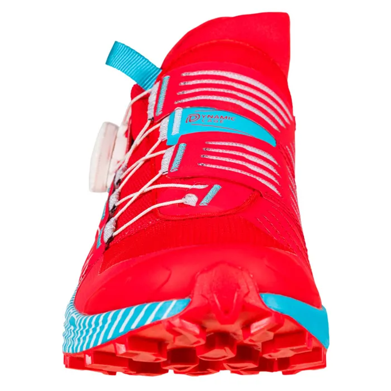 La Sportiva Cyklon Women's Fell/Trail Running Shoe Hibiscus/Malibu Blue-3