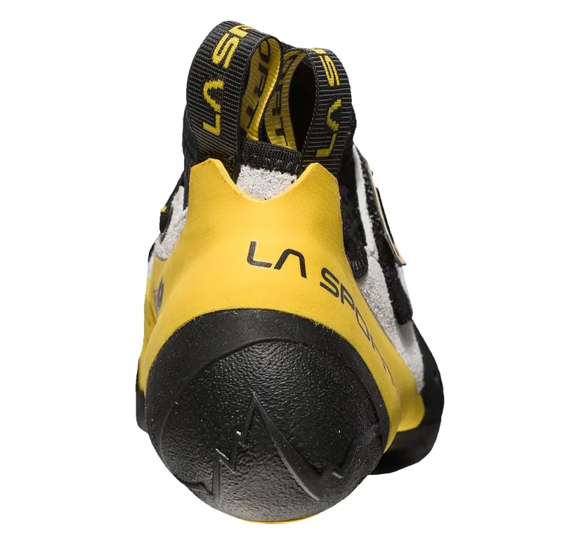 La Sportiva Solution Men's Climbing Shoe in White/Yellow-4