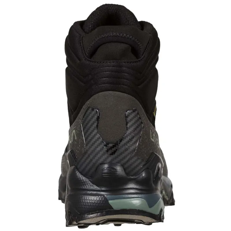 La Sportiva Ultra Raptor II Mid GTX Men's Fast Hike Boot in Black/Clay-4