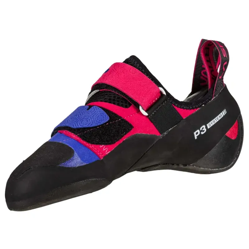 La Sportiva Kubo Women's Climbing Shoe in Royal/Love Potion-3