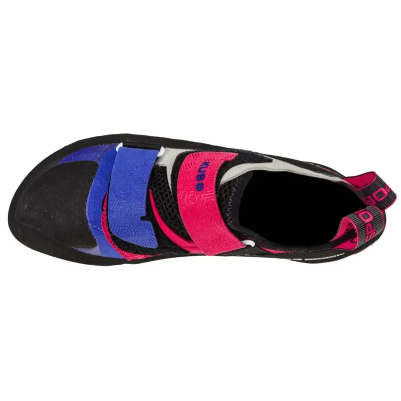 La Sportiva Kubo Women's Climbing Shoe in Royal/Love Potion-6