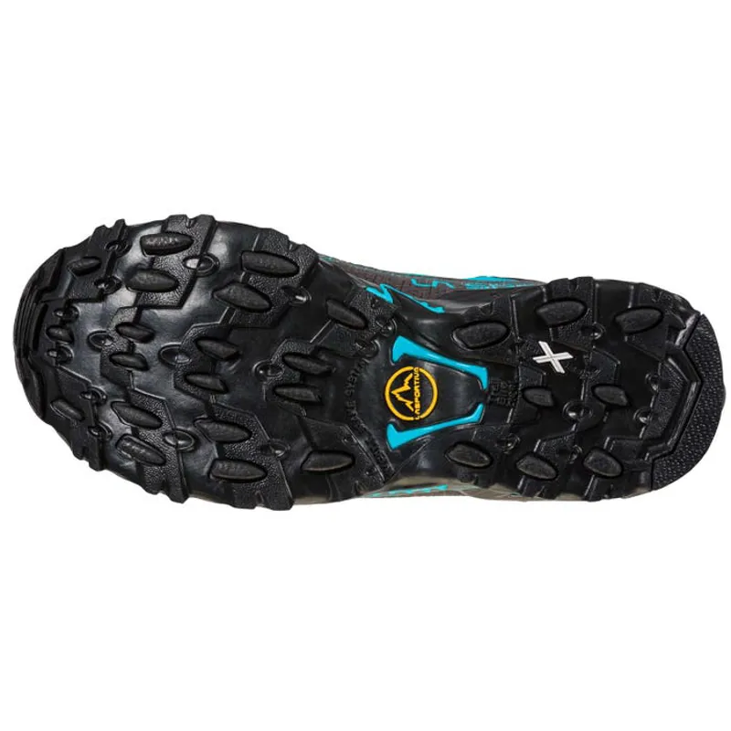 La Sportiva Ultra Raptor II Mid GTX Women's Fast Hike Boot in Carbon/Topaz-2