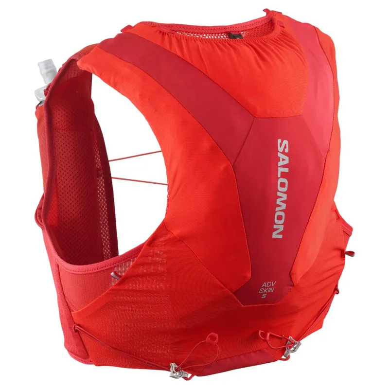 Salomon ADV Skin 5 Unisex Running Vest in Flame Scarlet/Haute Red