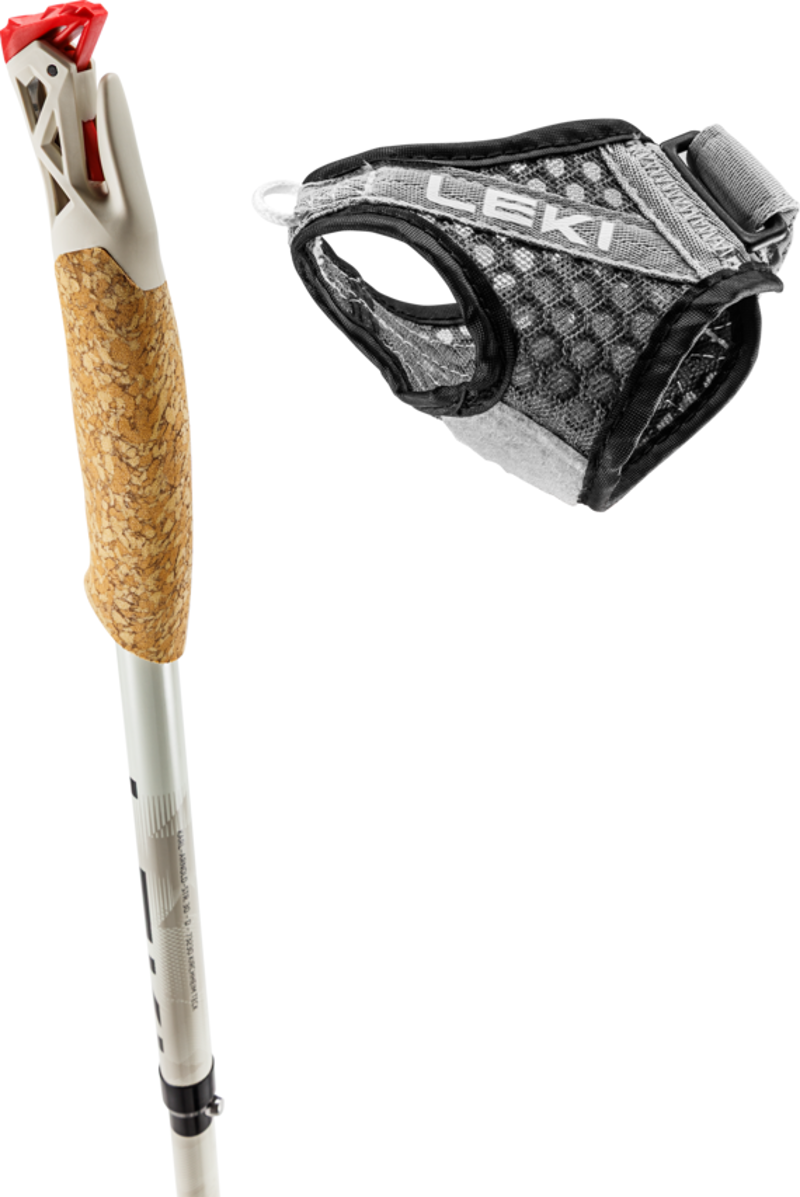 Leki Ultratrail FX.One Trail Running Pole in Warm Grey Light/Warm Grey Dark/Black-3