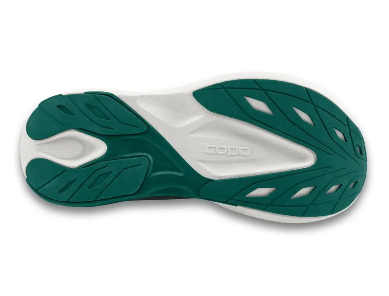 Topo Aura Men's Stability Road Running Shoe in Teal/White-2