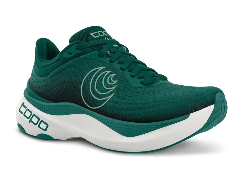 Topo Aura Men's Stability Road Running Shoe in Teal/White-3