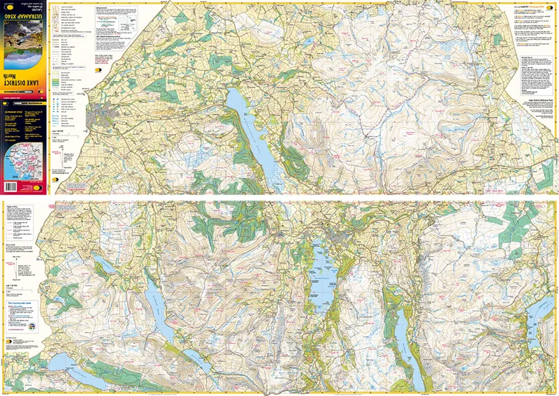 Harvey Ultramap XT40 Lake District North Map-1