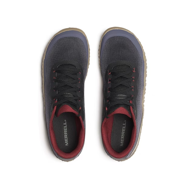 Merrell Vapor Glove 7 Men's Trail Running Shoe in Black/Comet-2