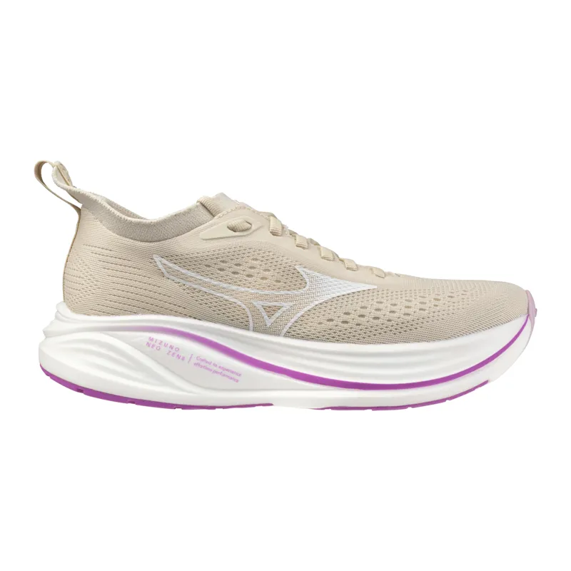 Mizuno Neo Zen 2 Men's Road Running Shoe in Summer Sand/White/Cattleya Orchid