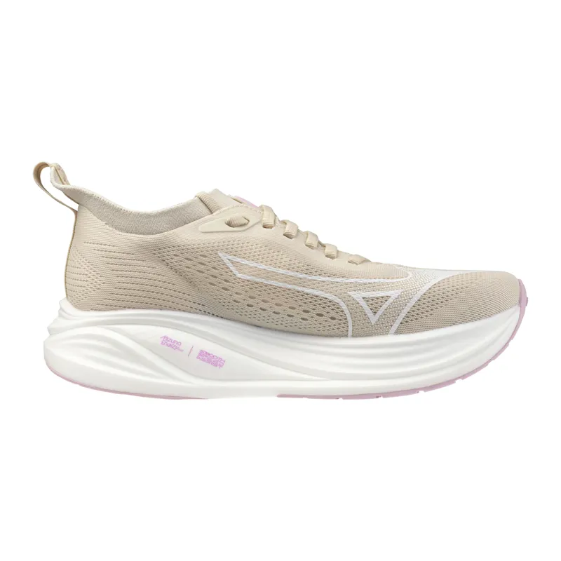 Mizuno Neo Zen 2 Men's Road Running Shoe in Summer Sand/White/Cattleya Orchid-5