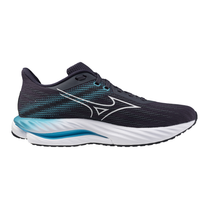 Mizuno Wave Inspire 21 Men's Road Running Shoe in Odyssey Gray/White/Capri Breez