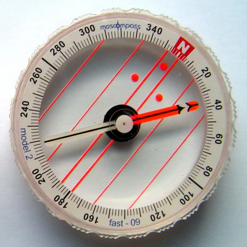 Moscow Moscompass Model 2 - Left Hand Thumb Compass