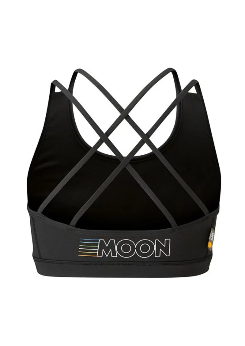 Moon Helius Bra Top in Black Retro Moon-1