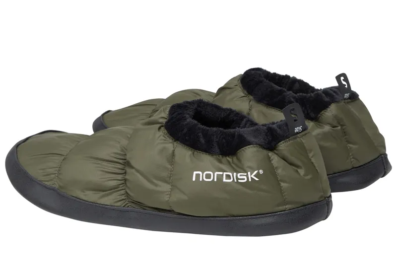 Nordisk Mos Down Shoe in Dark Moss-4
