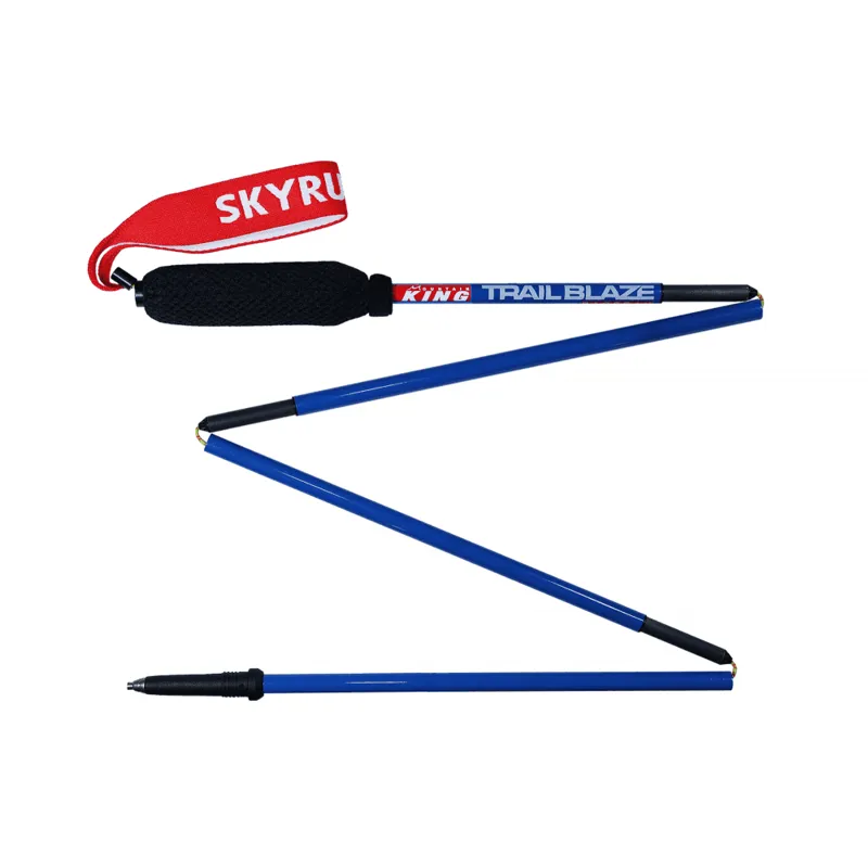 Mountain King SkyRunner Ultra RaceDay Carbon Running Poles in Blue 