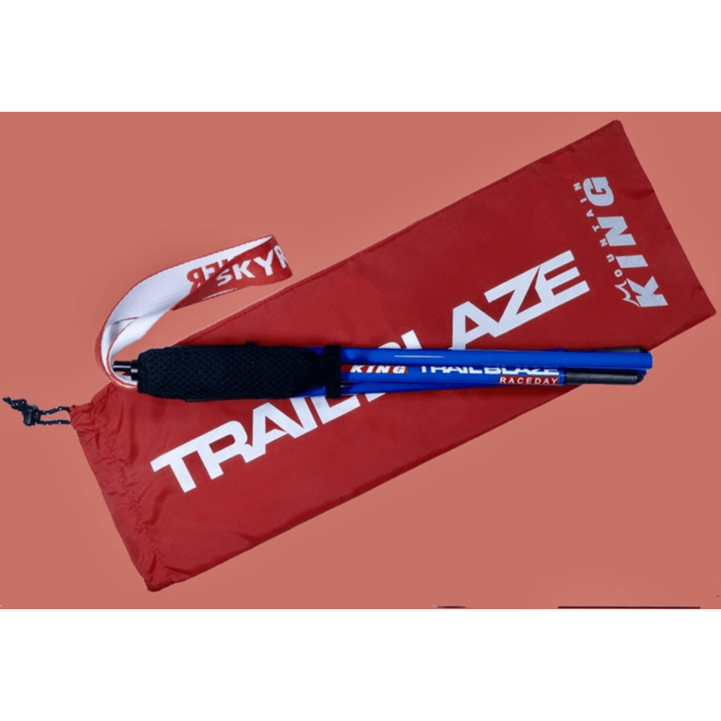 Mountain King SkyRunner Ultra RaceDay Carbon Running Poles in Blue -1