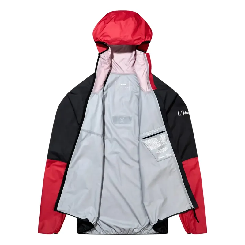 Berghaus MTN Guide Hyper LT Men's Waterproof Jacket in Black/Red-4