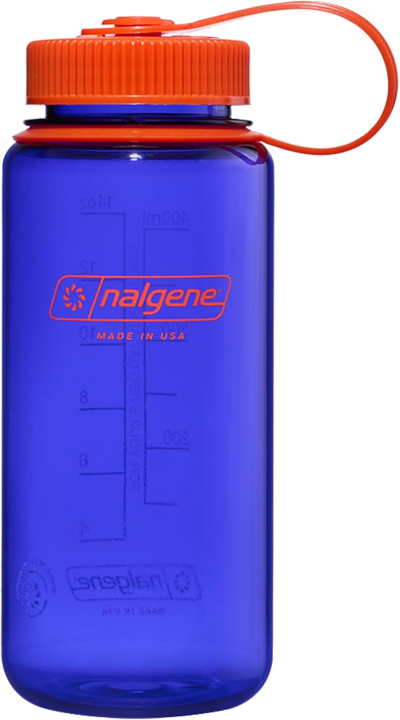Nalgene Sustain Wide Mouth Water Bottle 0.5L in Periwinkle