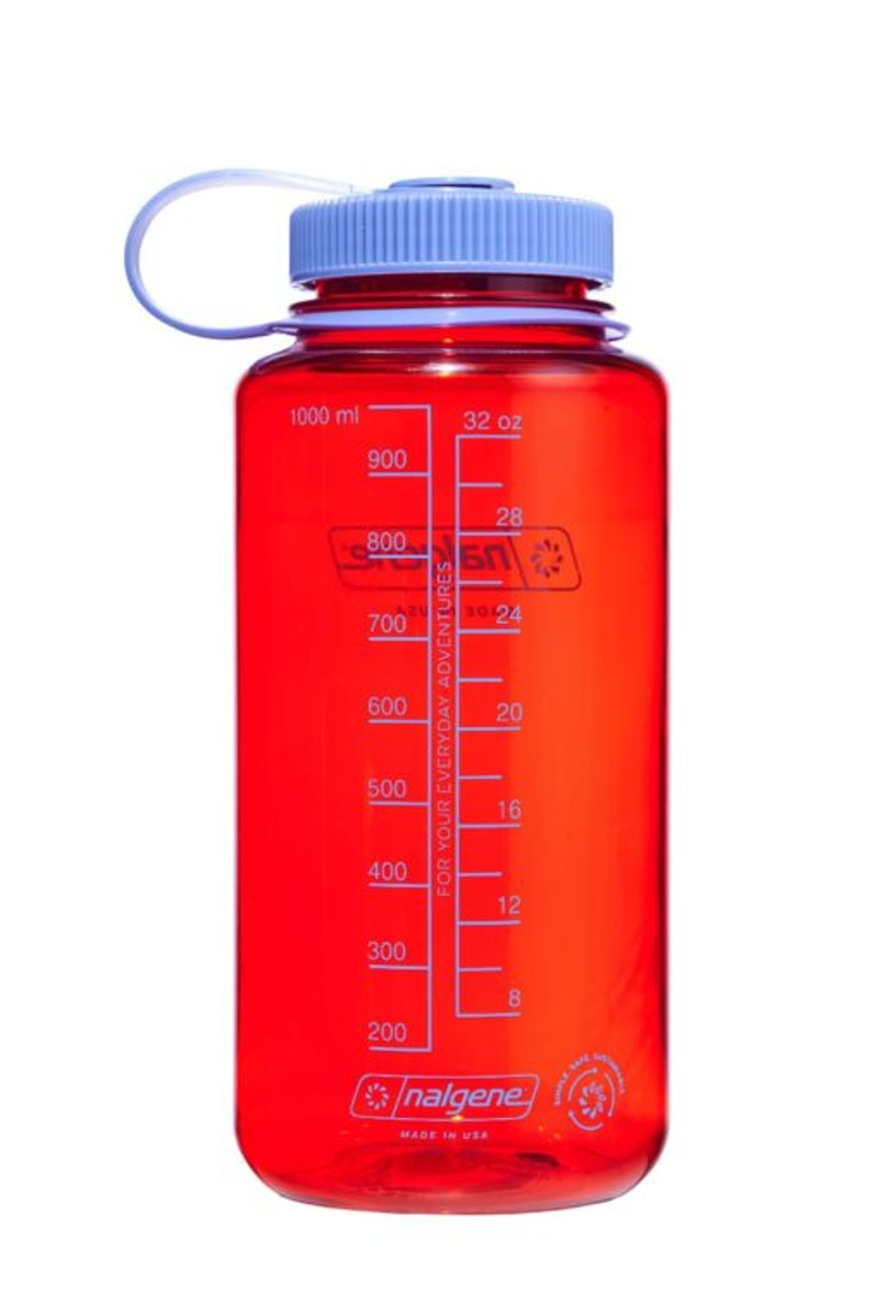Nalgene Sustain Wide Mouth Water Bottle 1L in Marmalade-1