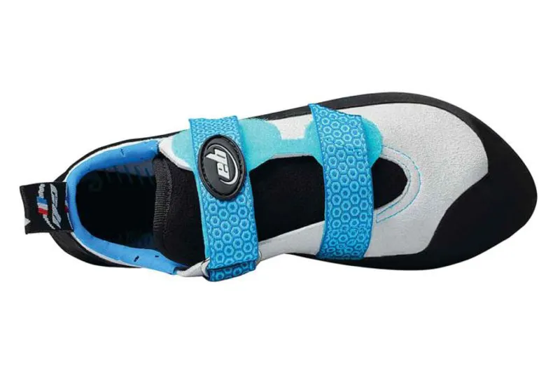 Eb Climbing Neo Kids Climbing Shoe in White/Blue-1
