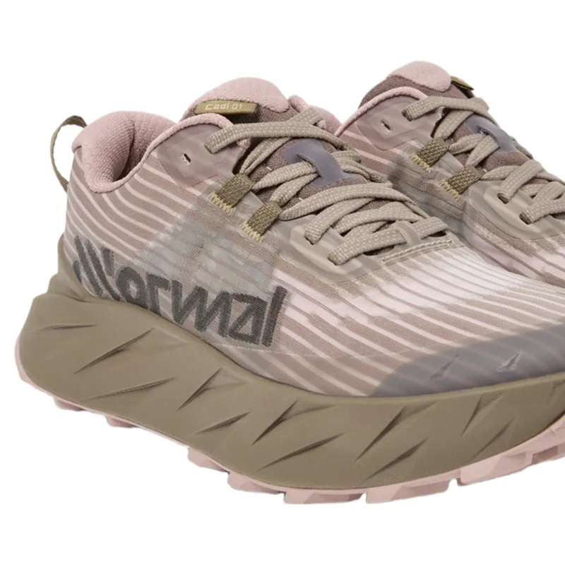 Nnormal Cadi Women's Trail Running Shoe in Brown/Pink-3