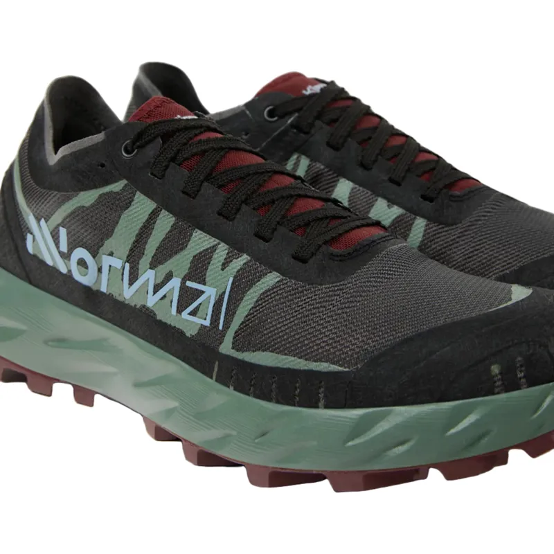Nnormal Kjerag Brut Unisex Trail Running Shoe in Red/Green-3