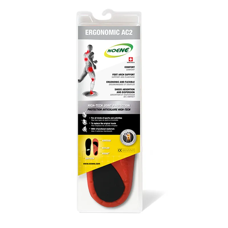 Noene Ergonomic AC2 Insoles in Black-1