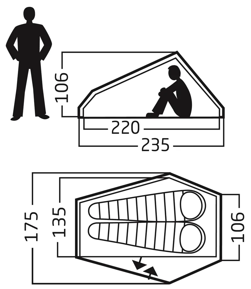 Nordisk Telemark 2 LW Tent in Forest Green-4