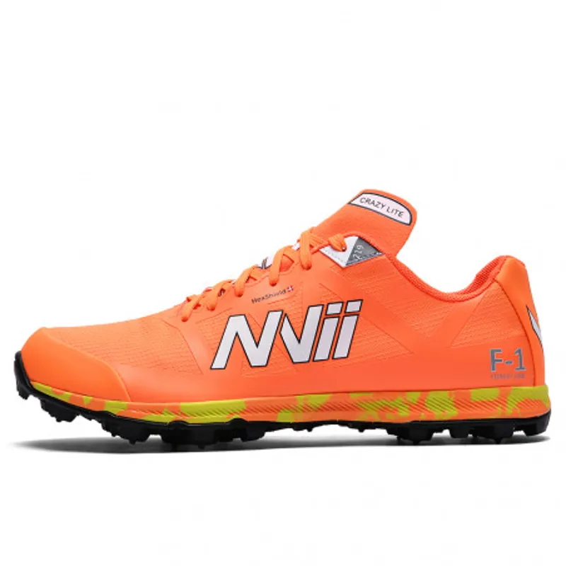 NVii Crazy Light F1 Unisex Studded/Orienteering Shoe in Orange/Yellow-3