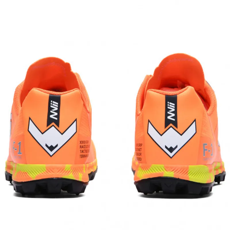 NVii Crazy Light F1 Unisex Studded/Orienteering Shoe in Orange/Yellow-4