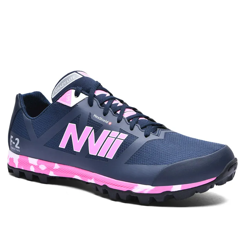 NVii Crazy Light F2 Unisex Fell/Orienteering Running Shoe in Navy/Pink-4