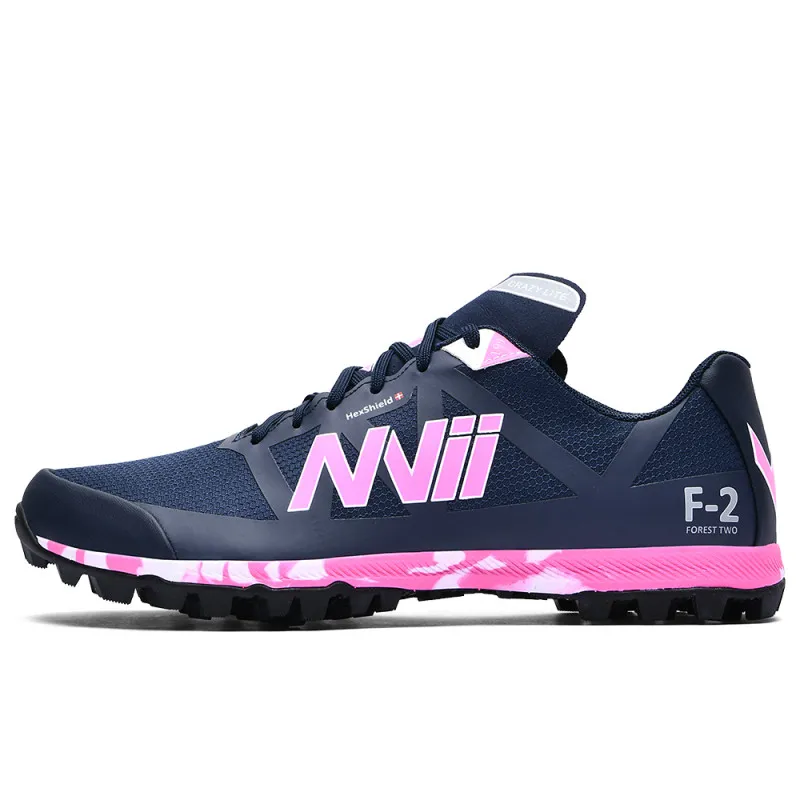 NVii Crazy Light F2 Unisex Fell/Orienteering Running Shoe in Navy/Pink-3
