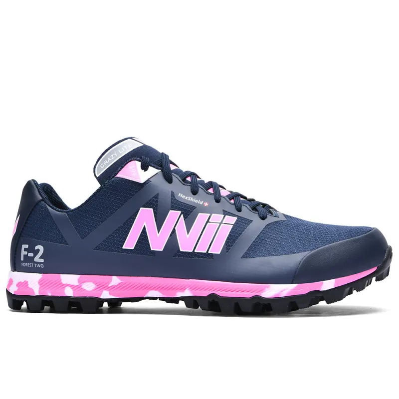 NVii Crazy Light F2 Unisex Fell/Orienteering Running Shoe in Navy/Pink