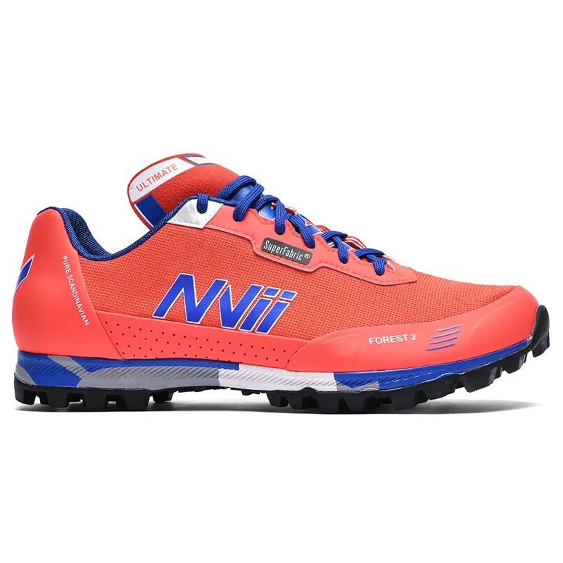 NVii Forest 2 Unisex Fell/Trail Running Shoe in Orange/Blue
