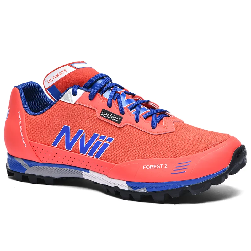NVii Forest 2 Unisex Fell/Trail Running Shoe in Orange/Blue-4