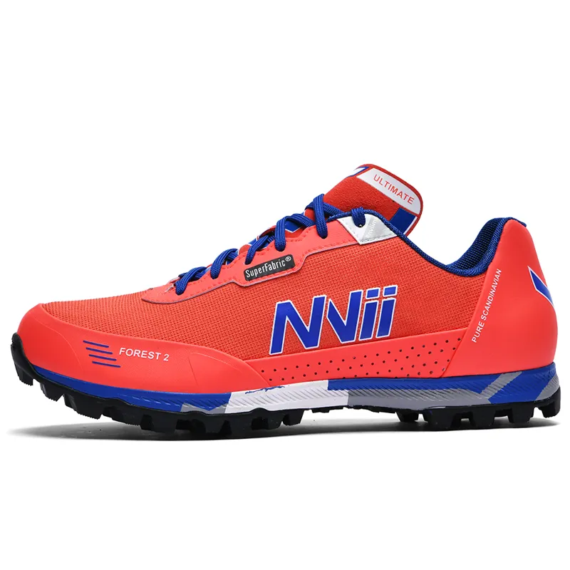 NVii Forest 2 Unisex Fell/Trail Running Shoe in Orange/Blue-3