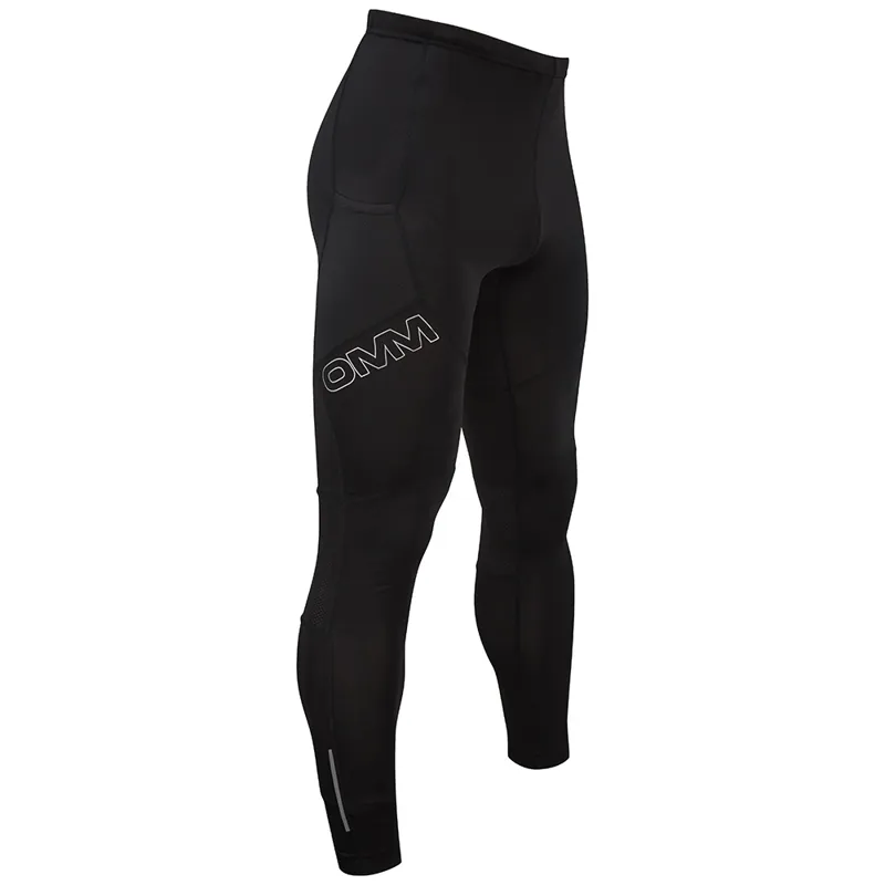 OMM Flash Tight 1.0 Men's Running Tight in Black-1
