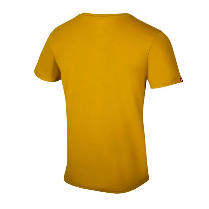 Ocun Classic Men's T-shirt in Yellow Dried Tobacco-1