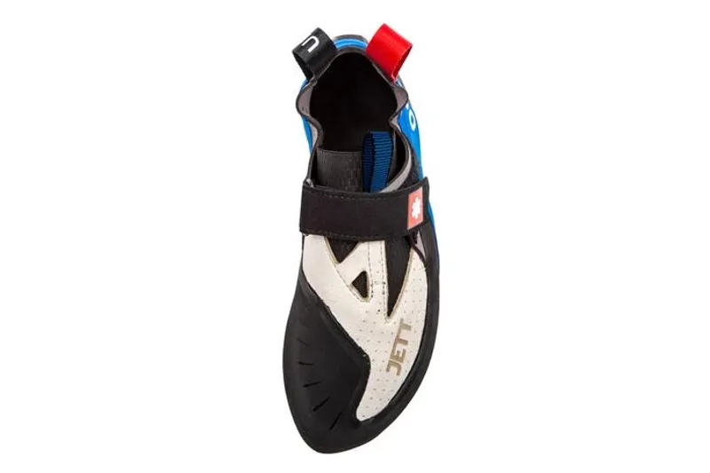 Ocun Jett S Unisex Climbing Shoe in Grey/Blue-1