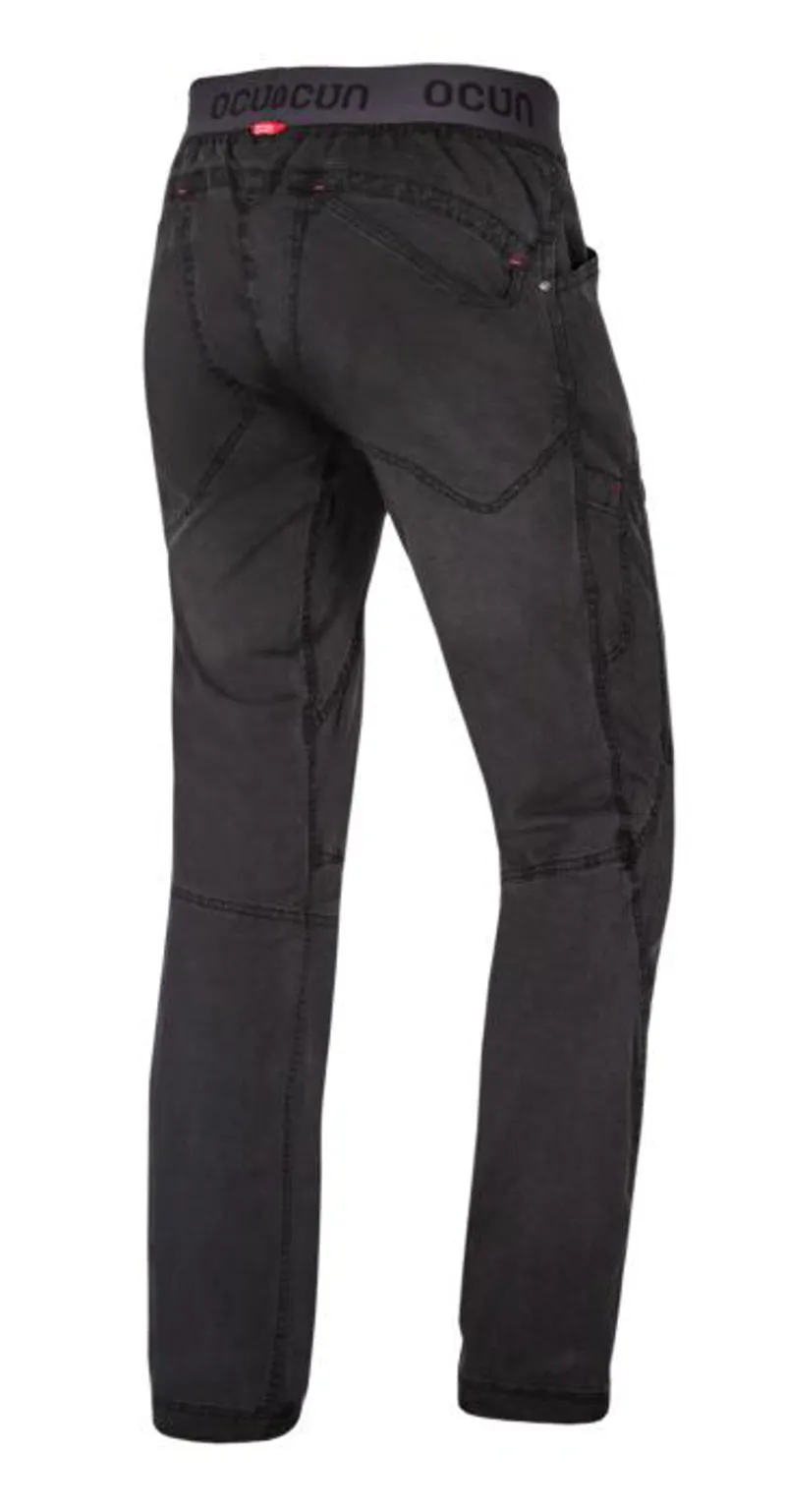 Ocun Mania Jeans Organic Pant Men's Climbing Trouser in Black-1